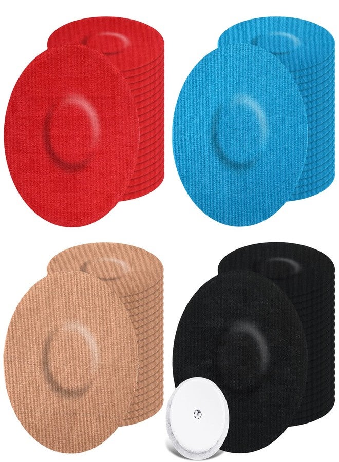 Sosation 80 Pcs Adhesive Patch Sensor Covers, Cgm Continuous Glucose Monitor Protection Diabetic Supplies Freestyle Waterproof Sweatproof Adhesive Patch Protection Diabetic Supplies for Skin - Image 1